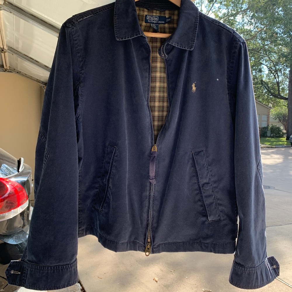 Polo Ralph Lauren Navy Cotton Lined Chino Jacket , Men’s size XL
